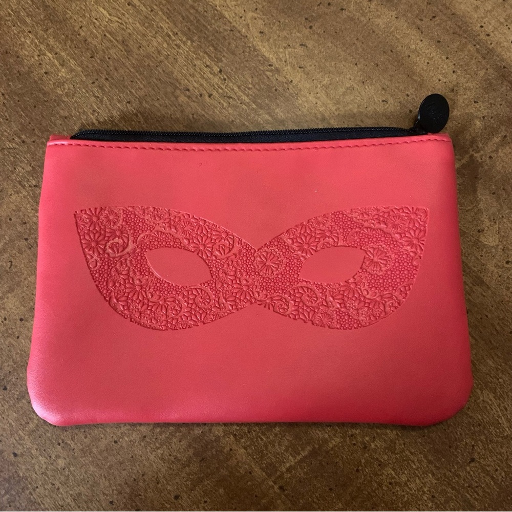 Ipsy Black & Red Cosmetic Bag